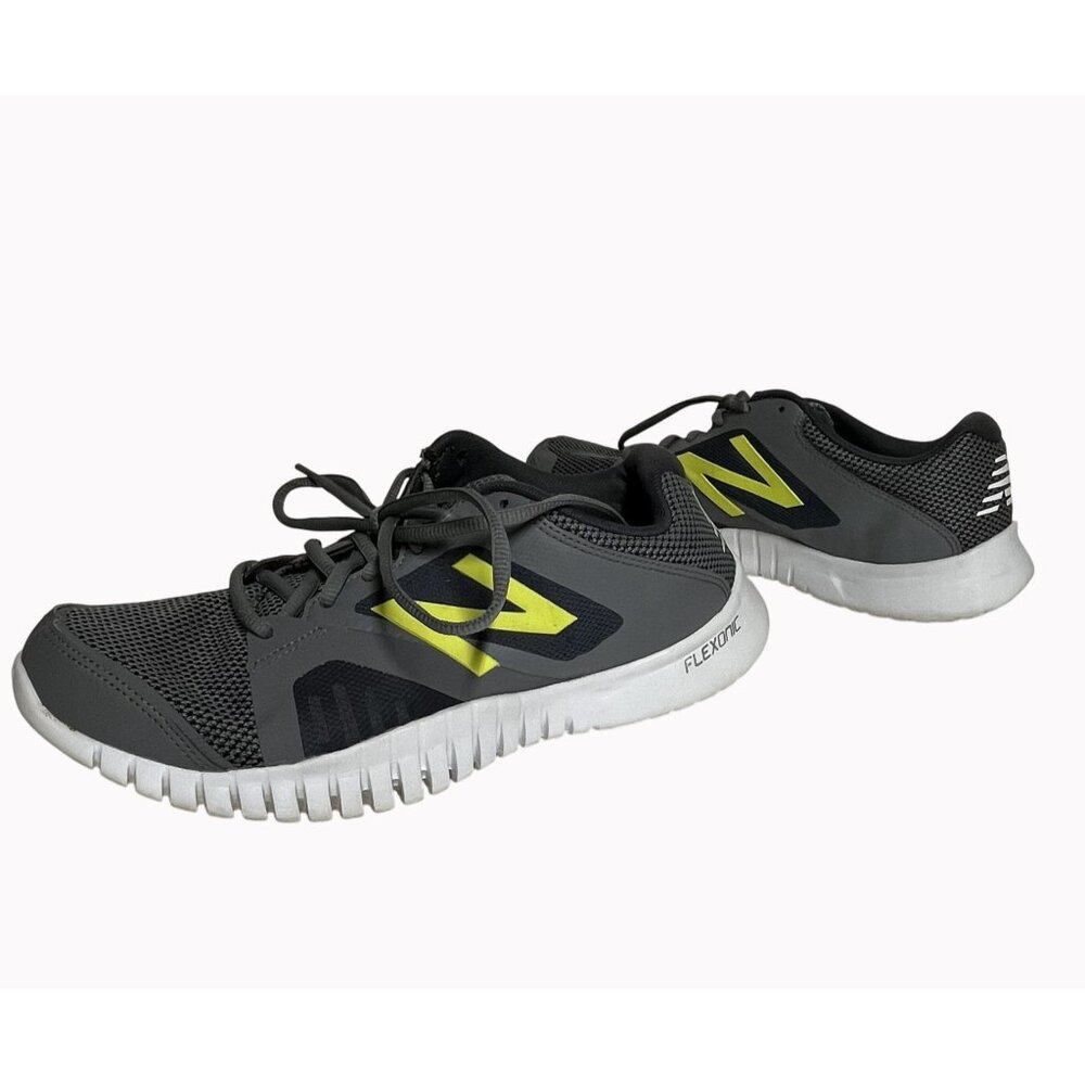 New Balance  613‎ Mens Flexonic Athletic Shoes sz 8.5 Mesh Gray Yellow MX613GF